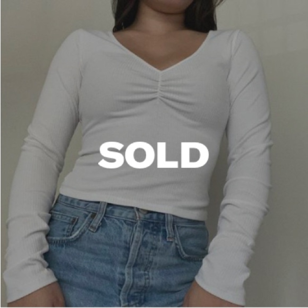 Pacsun Basics long-sleeve crop top